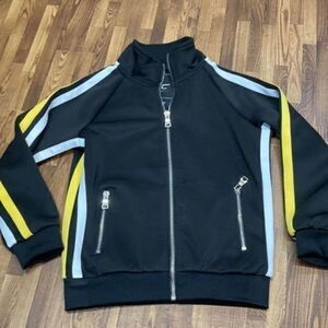 Jordan Craig kids zip up varsity style jacket. Size 7.